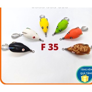 Mồi câu lure nhái hơi f35