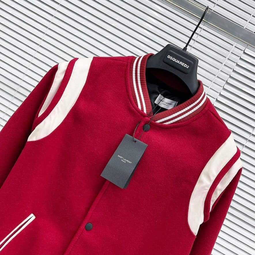 FREE SHIP_Bomber Teddy Đỏ Phong cách trẻ trung.