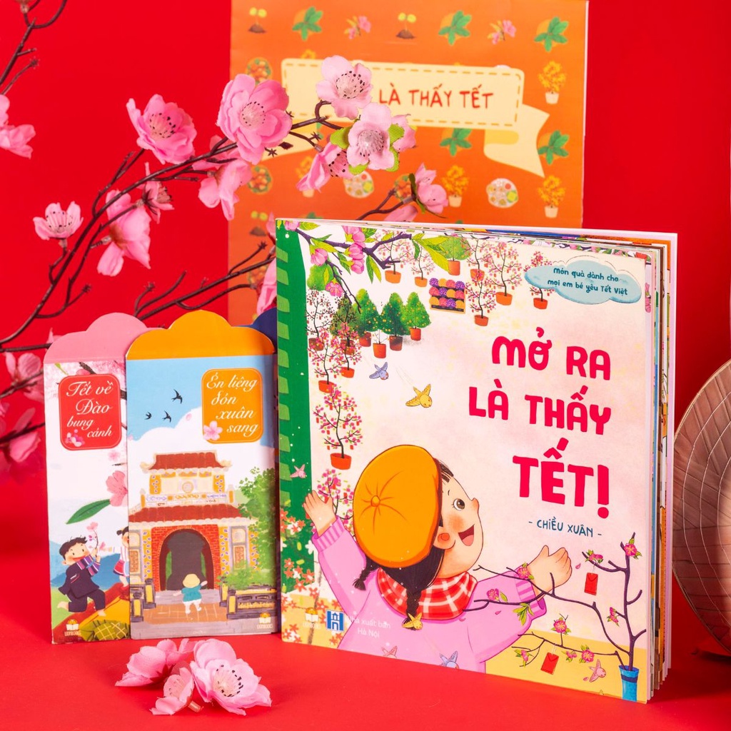 Sách - Mở ra là thấy Tết - Món quà dành cho mọi em bé yêu Tết Việt