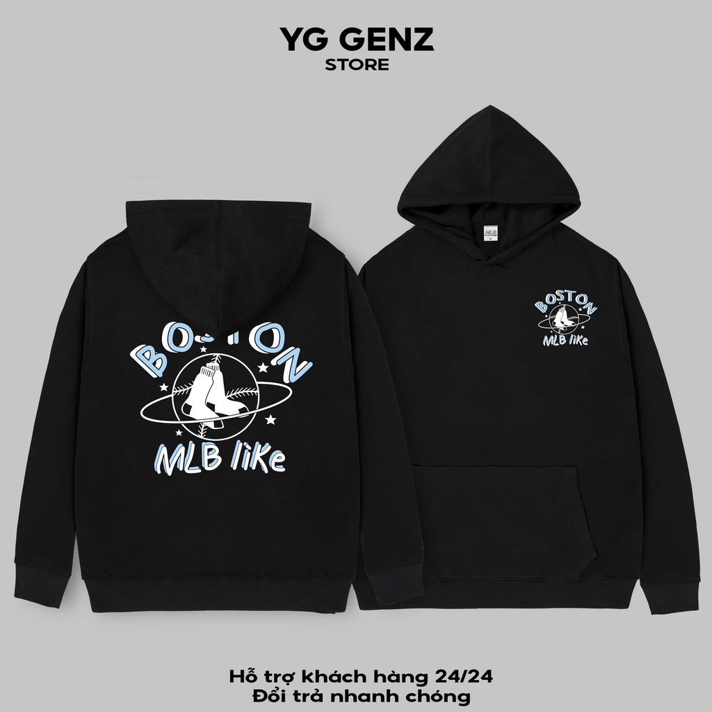Áo nỉ hoodie MLB TẤT yggenz shop , áo nỉ bông unisex nam nữ