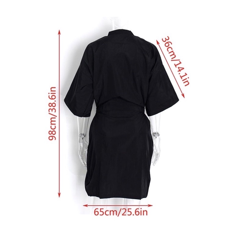 ❌BÁN BUÔN❌ áo choàng hoá chất làm tóc kiểu dáng kimono mặc cho khách tại salon tóc