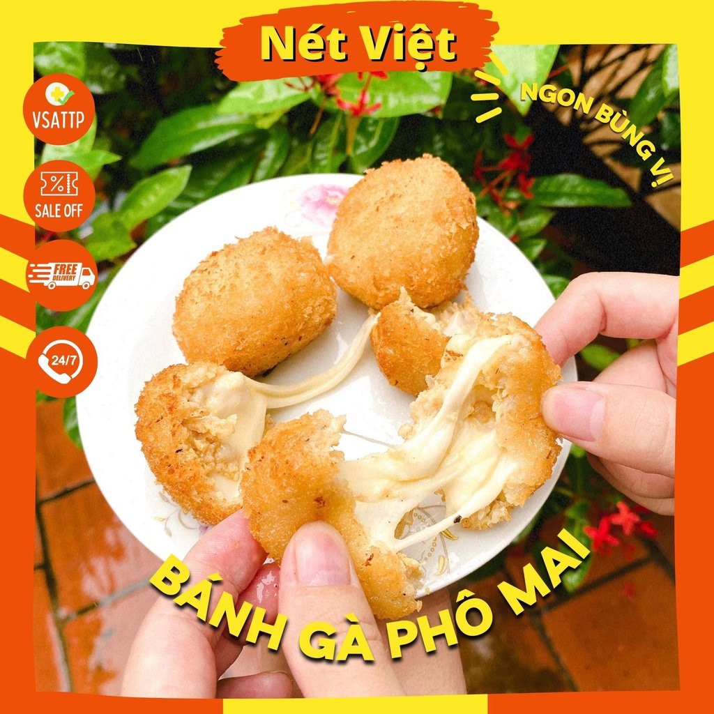 Bánh Gà Nhân Phô Mai (Hộp 12 Cái) – Hỏa tốc HCM