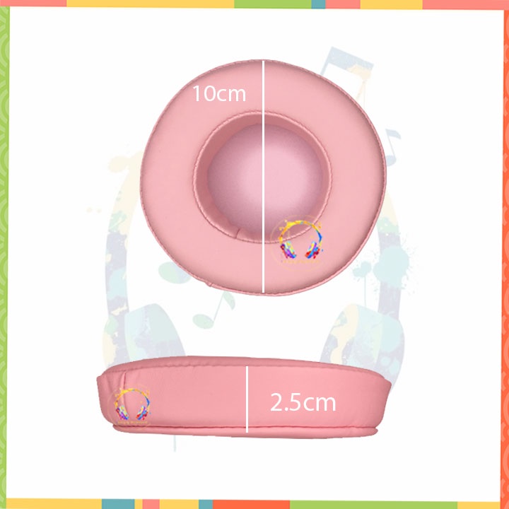 1 đôi đệm tai nghe Dareu eh722 zin màu hồng_ốp tai dareu eh722