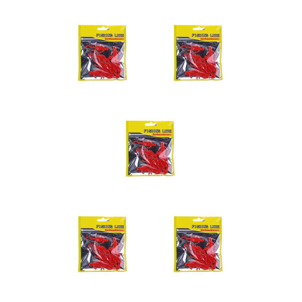 1 / 2 / 3 / 5 Túi 10 Mồi Sâu Giả Mềm Câu Cá Hiệu Quả