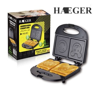 Máy nướng bánh Hotdog Sandwich, Haeger 750W