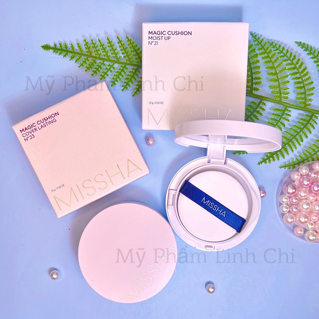 Phấn Nước Missha Magic Cushion Cover Lasting / Velvet Finish Cushion