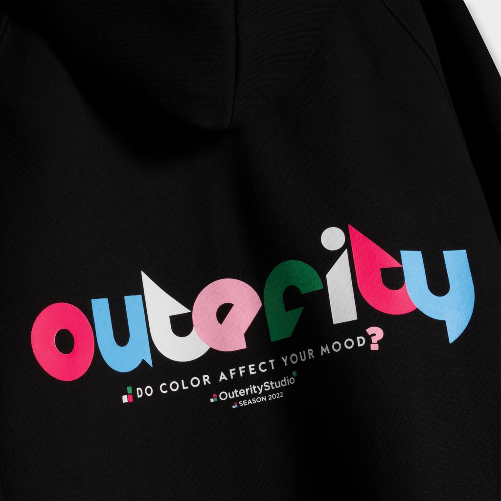 Áo khoác nam nữ hoodie zip unisex local brand Outerity Acute Color nỉ bông - ORT.B 401