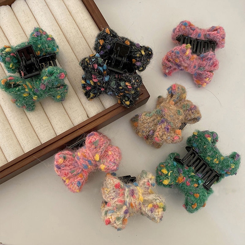 Kẹp Tóc Hình Nơ Nhỏ Xinh Xắn Phong Cách Hàn Quốc Dễ Thương