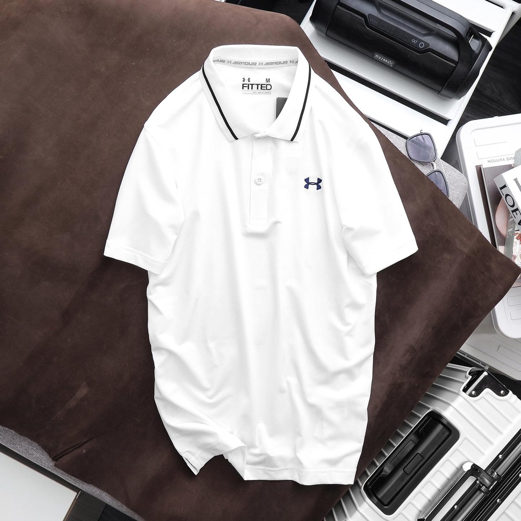 (95Store) Áo Thun Polo Und.er A.mour Nam Cổ Bẻ Logo Thêu Cao Cấp ( Cam kết ảnh thật)