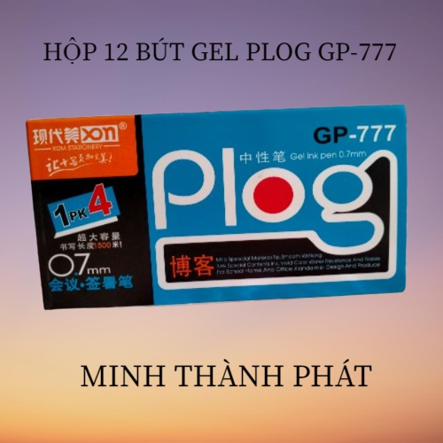 HỘP 12 BÚT GEL PLOG GP-777