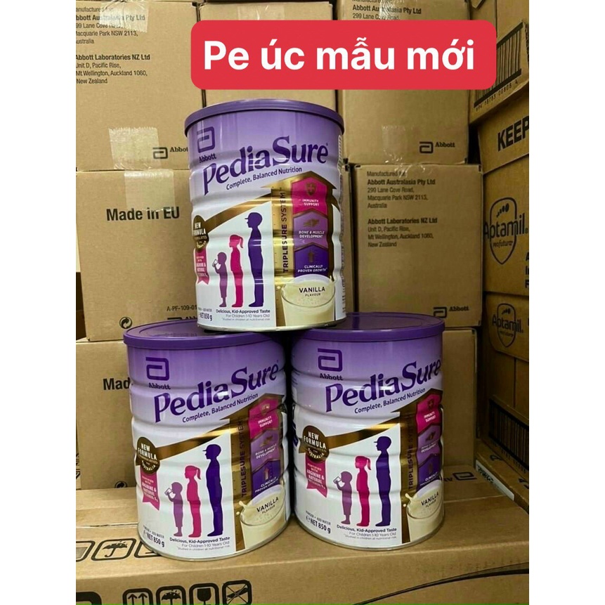 Sữa Pediasure vị Vani 850g Úc