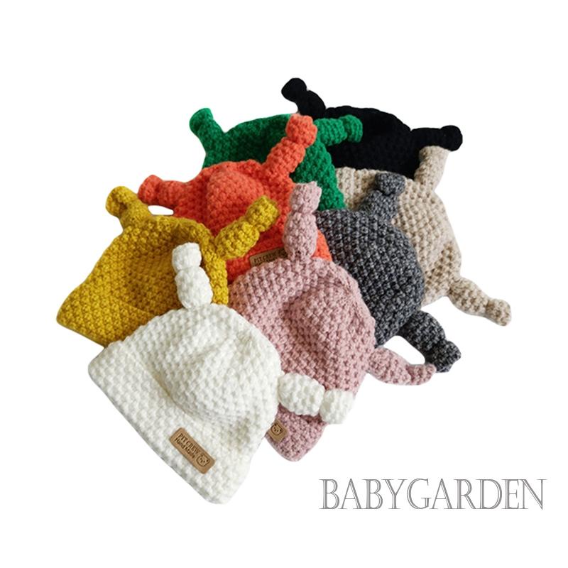 Mũ Beanie Dệt Kim Giữ Ấm Mùa Đông Cho Bé 2-6 Tuổi