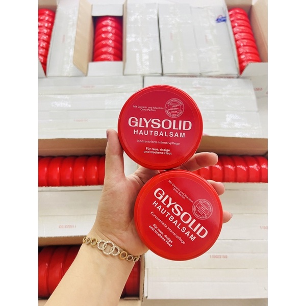 Kem Nẻ Glysolid Đức dành cho gót chân khô nẻ Glysolid Glycerin Cream 150ml