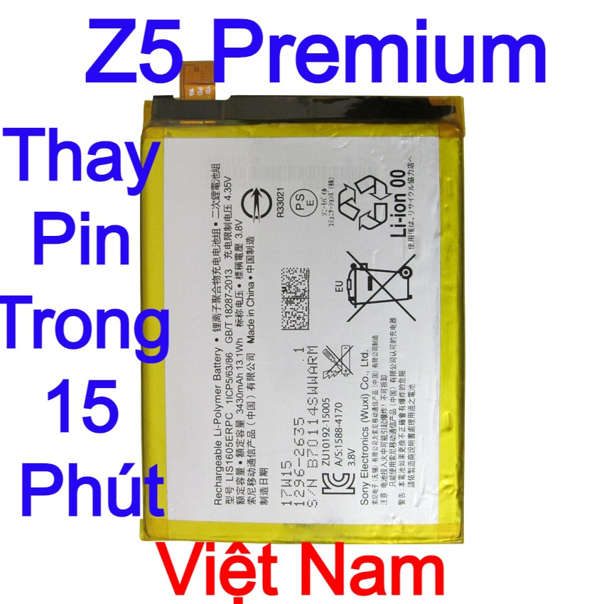 Pin Scud cho Sony Xperia Z5 Premium  - 3430mAh Original Battery