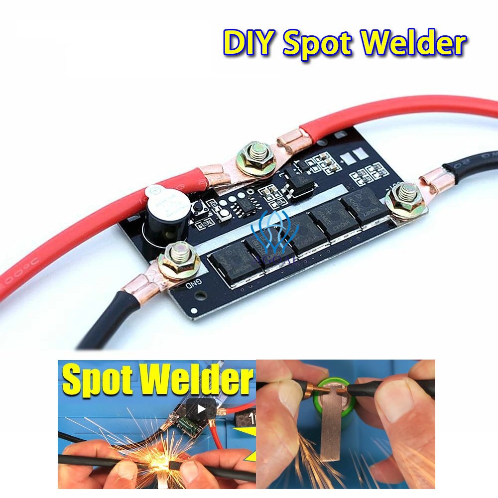TỰ LÀM máy hàn pin di động tại chỗ lưu trữ máy hàn bảng mạch PCB Thiết bị hàn cho 18650 26650 32650 12V