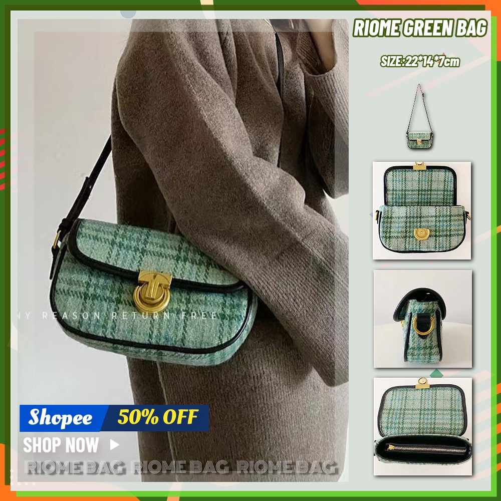 💚Túi xách đeo vai kẻ sọc thời trang mùa hè xinh xắn cho nữ