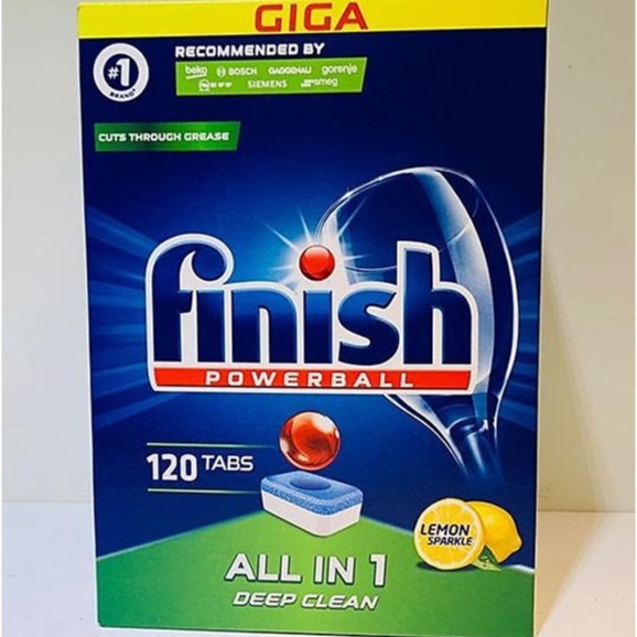 Viên rửa bát Finish All in one 120 viên NK EU )