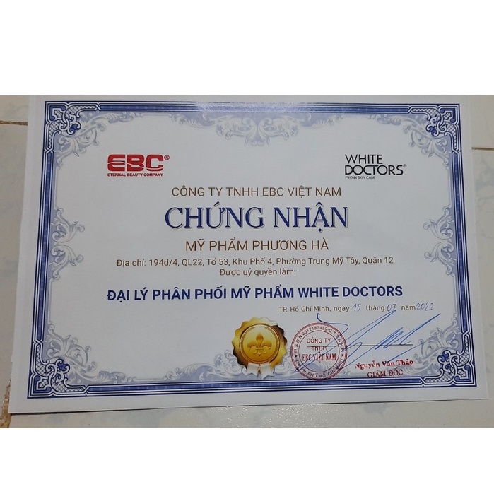Kem Trang Điểm Chống Nắng White Doctor Sun Block Makeup Chính Hãng
