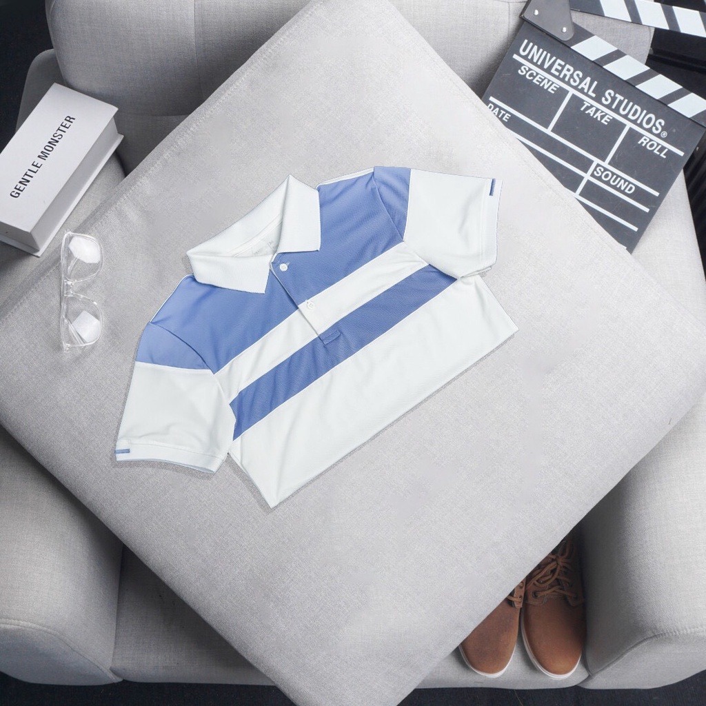 Áo thun nam POLO trơn vải cá sấu cao cấp ngắn tay - POLO PASS MIX