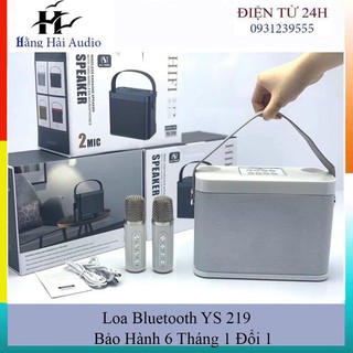 Loa bluetooth hát Karaoke Ys 219 kèm 2 mic