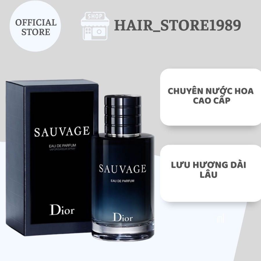 Nước hoa dầu thơm nam Sauvage EDT 100ml full box