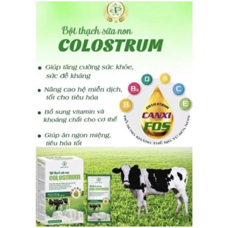 Bột Thạch Sữa non Colostrum- Thạnh dinh dưỡng Lan Chi (Chính Hãng)
