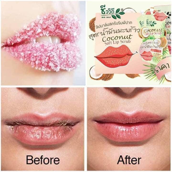Dưỡng Và Tẩy Tế Bào Chết Cho Môi Coconut Soft Lip Scrub 10g