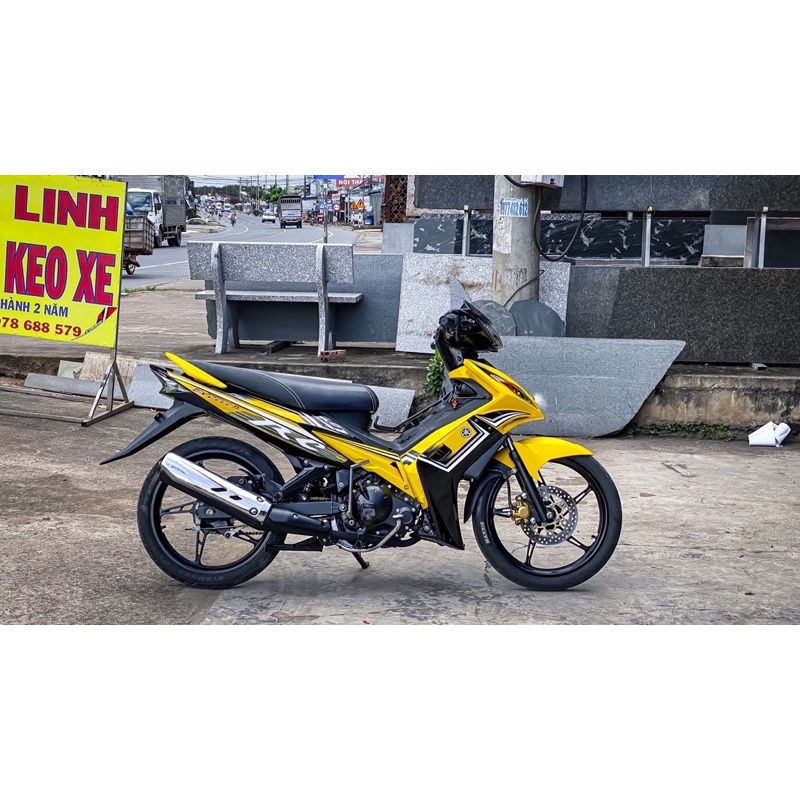 Tem rời Ex nhỏ mẫu Zin siêu nét cho xe màu đen vàng