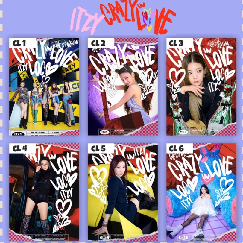 Poster A4 ITZY Crazy in Love