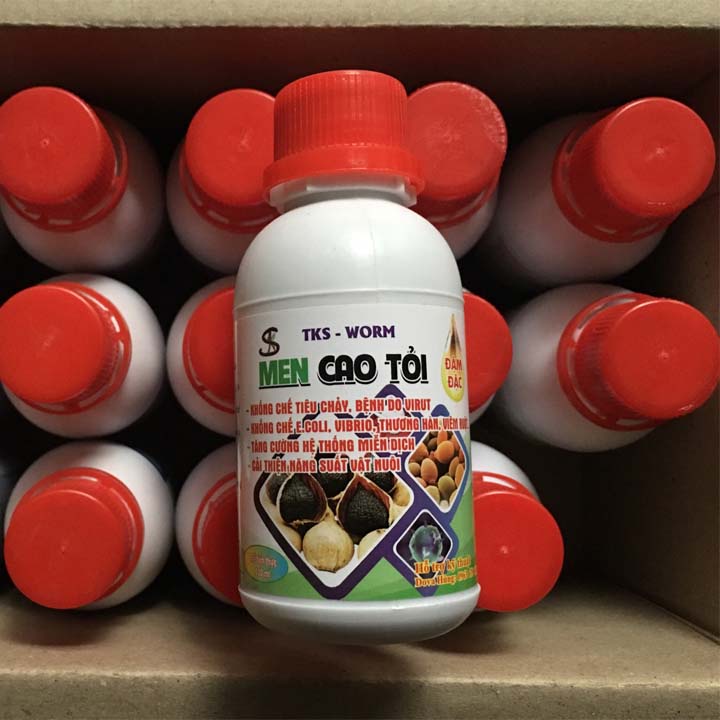 MEN CAO TỎI Đậm Đặc TKS Cho Lợn Gà vịt Chim Cút - Chai 100 ml