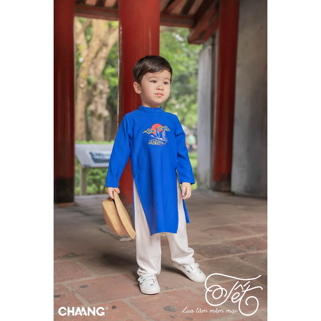 CHAANG Áo dài cho bé trai từ 12 tháng đến 5 tuổi