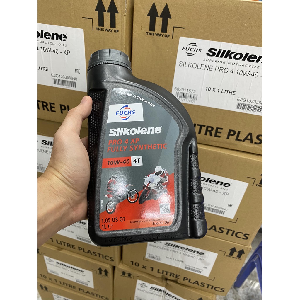 Nhớt Fuchs Silkolene Pro 4 10W40( loại tem mới)