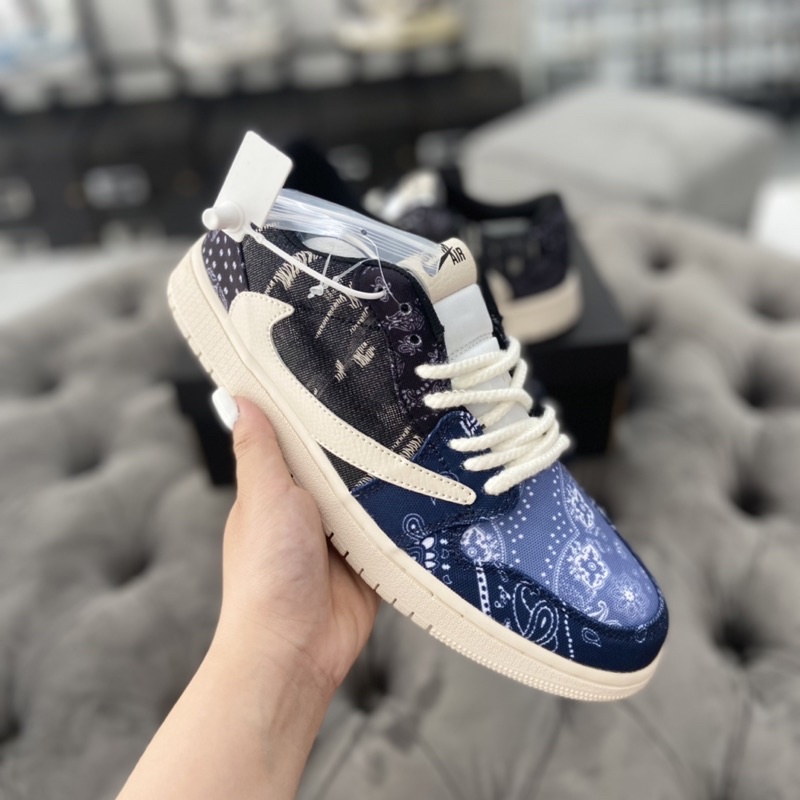 Giày Thể Thao Giày Travis l X SB Dunk Low PRM QS 'Cact Màu Xanh đen chất lượng cao cấp Trung - [VIDEO- ẢNH TỰ CHỤP]