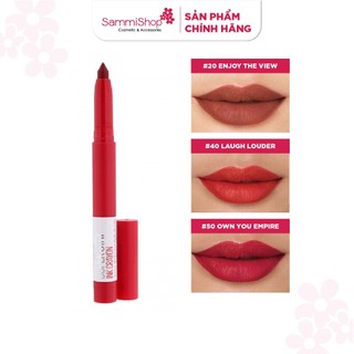 Bút Son Mịn Lì Maybelline Super Stay Ink Crayon 3.9g