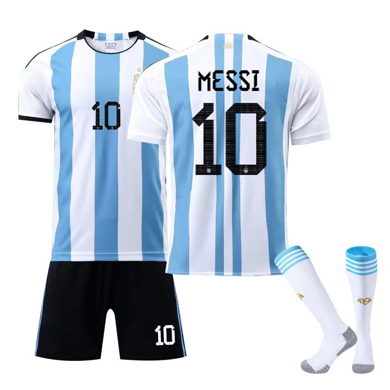 Bộ Đồ Đá Banh Đội Tuyển argentina Messi Mùa Giải 2022 Chất Lượng Cao