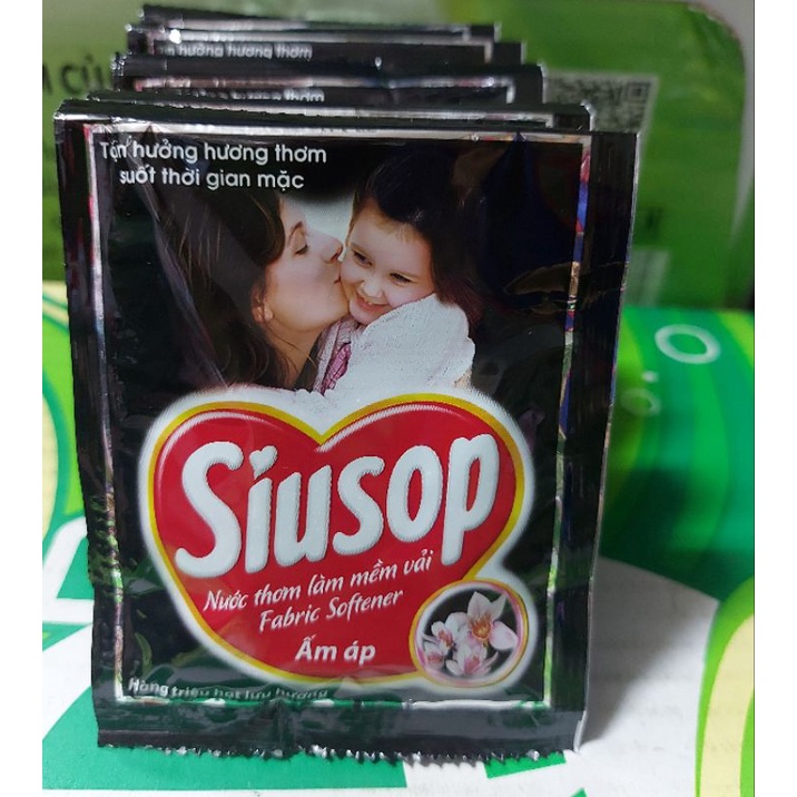 Nước Xả Vải SiuSop Dây Đen 16g (1 Dây x 10 gói)