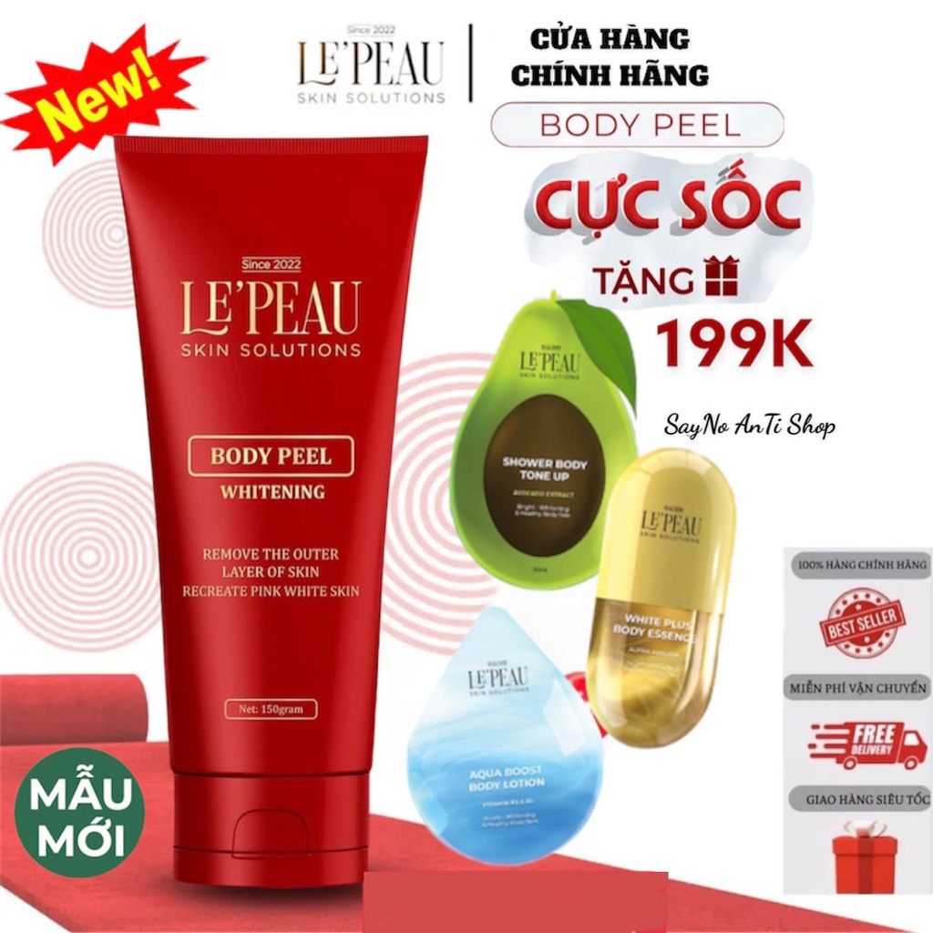 Peel Nách Retinol  Le'peau, Peel Body, Trắng Da Mờ Thâm - Ship Hỏa Tốc
