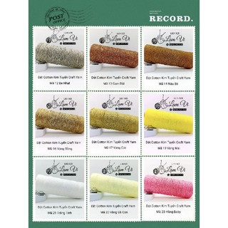 🍀 Sợi Dệt Cotton Craft Yarn KT