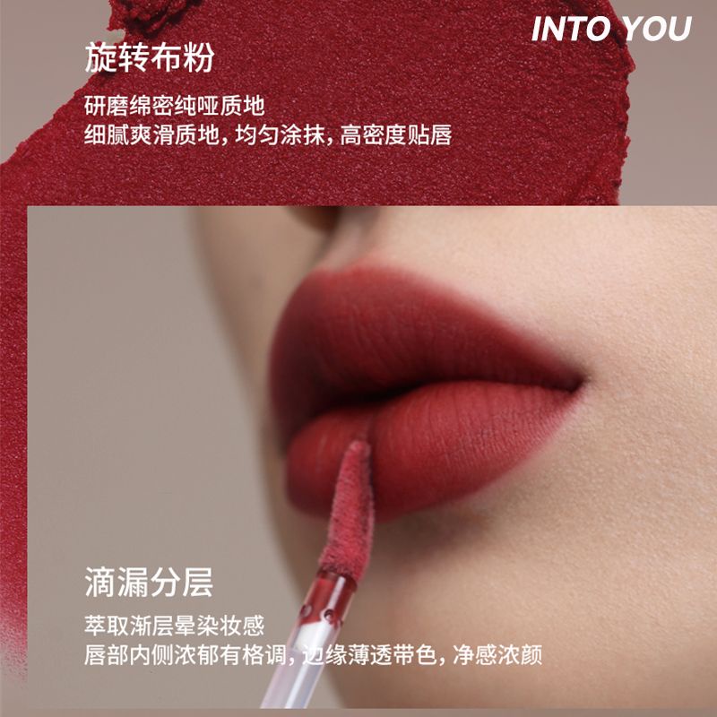 INTO YOU Son Kem Màu Nhung Lì Đậm Đặc Kiểu Ý