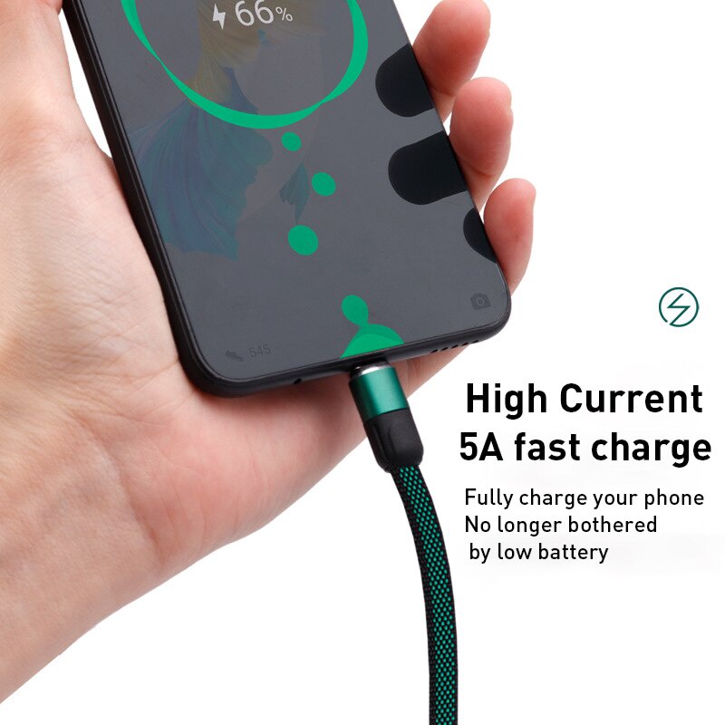 Dây Cáp Sạc Nhanh 5A 3 Trong 1 Cho IOS Micro USB Type-c iPhone 14 13 12 11 Samsung