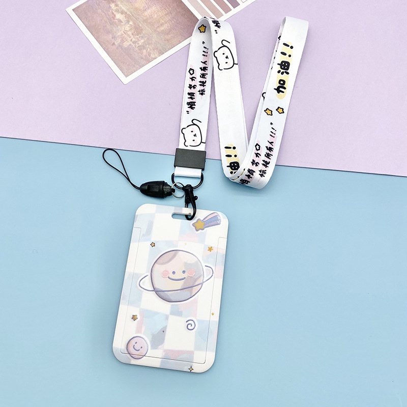 Bao Đựng Thẻ Truy Cập Thẻ Họa Tiết Hoạt Hình ins Dễ Thương Cho Học Sinh YKD ruiyan