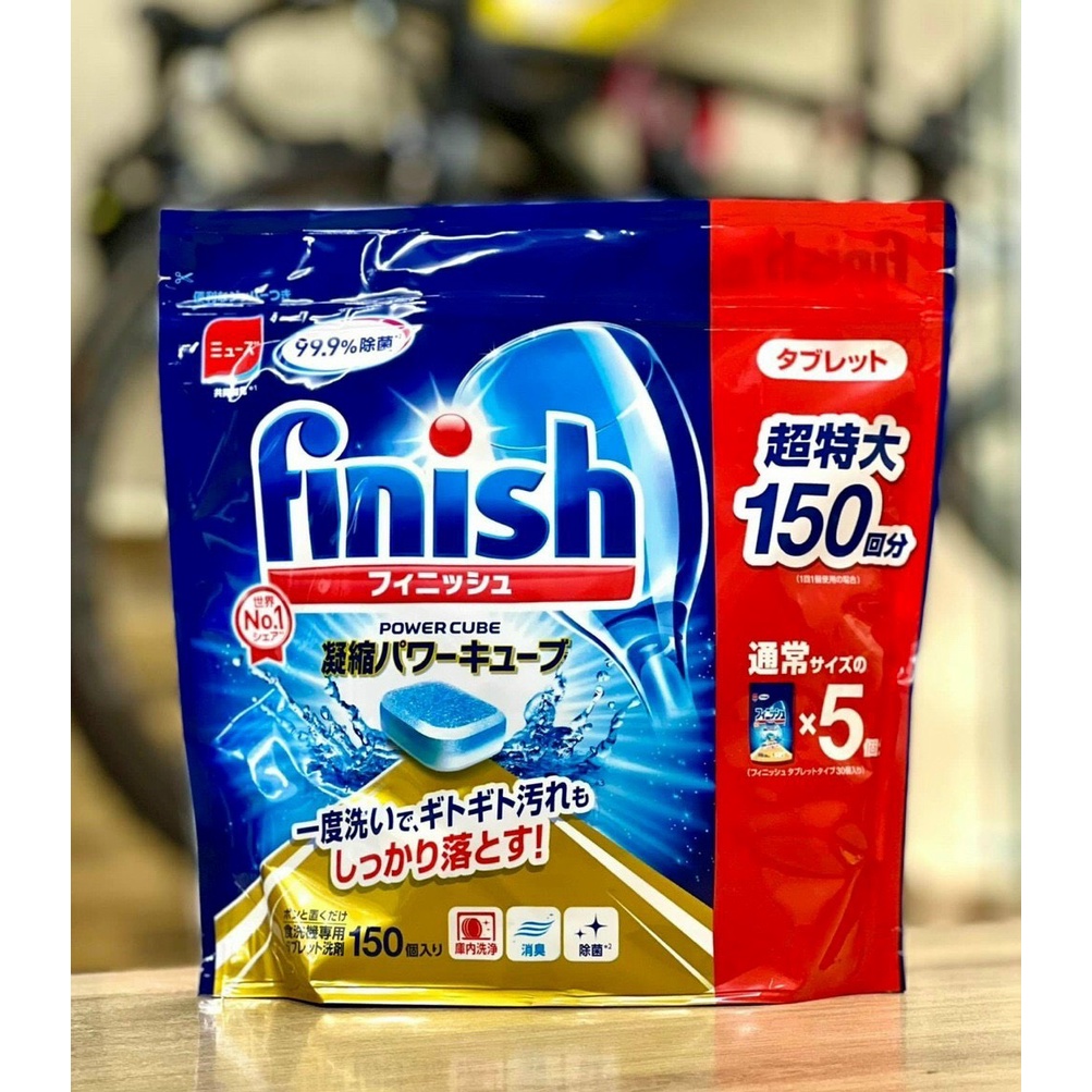 Viên rửa bát FINISH - Nhật Bản 150 viên