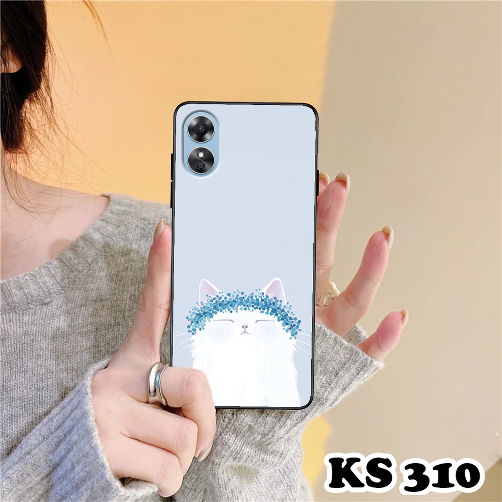 Ốp lưng Oppo A17 - A17k in hình LoveCat - Chất liệu TPU cao cấp