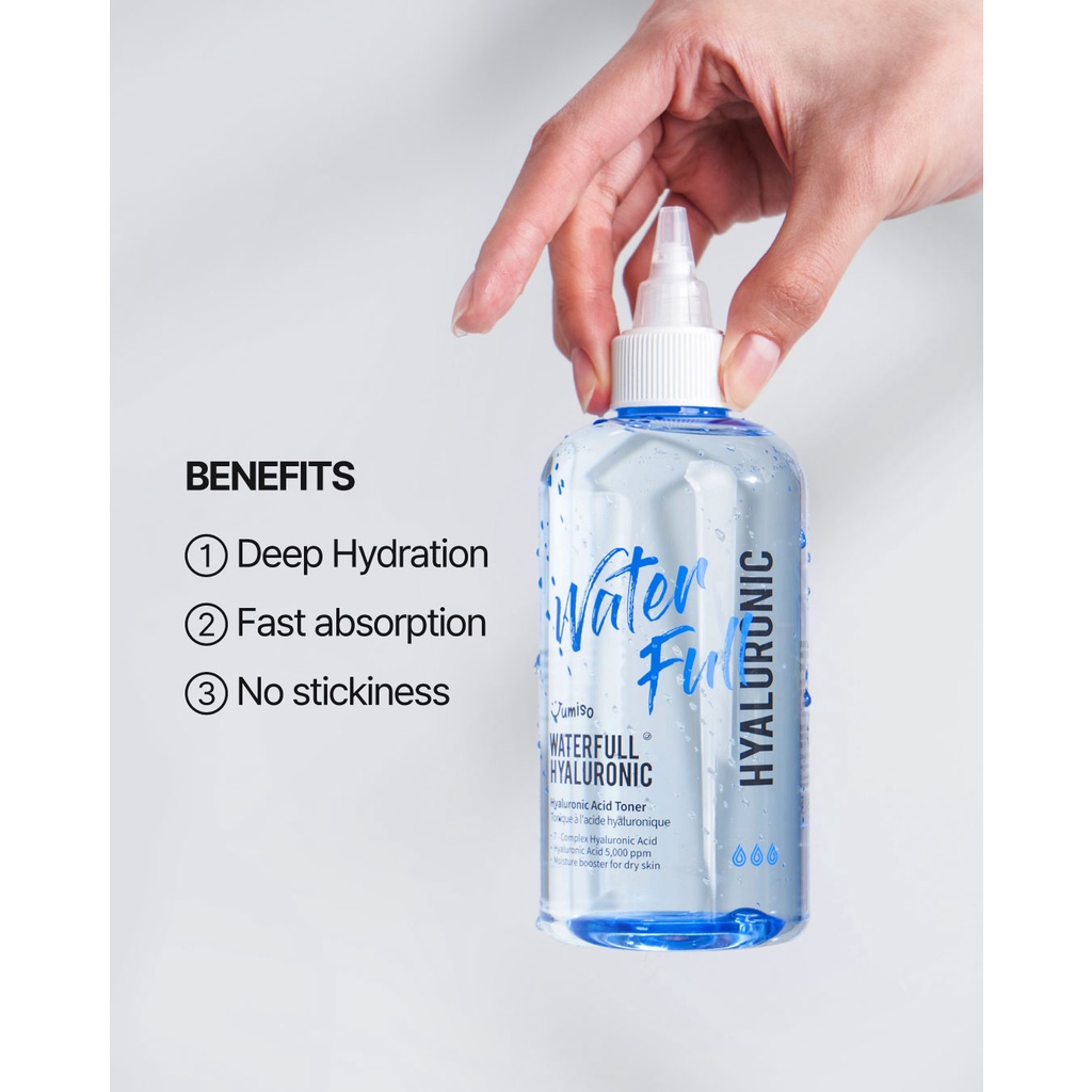 Toner dưỡng ẩm JUMISO Waterfull Hyaluronic 250ml