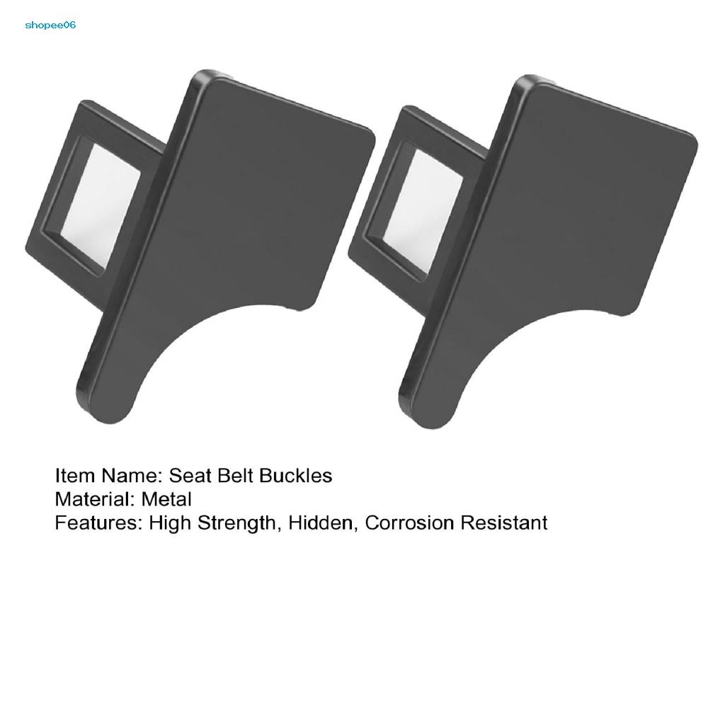 1 Cặp Chốt Cài Dây An Toàn Tự Động Chống Ăn Mòn Dễ Lắp Đặt Cho Xe Hơi