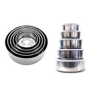 🛑FREESHIP🛑 Combo 5 Bộ 5 bát inox bảo quản thực phẩm