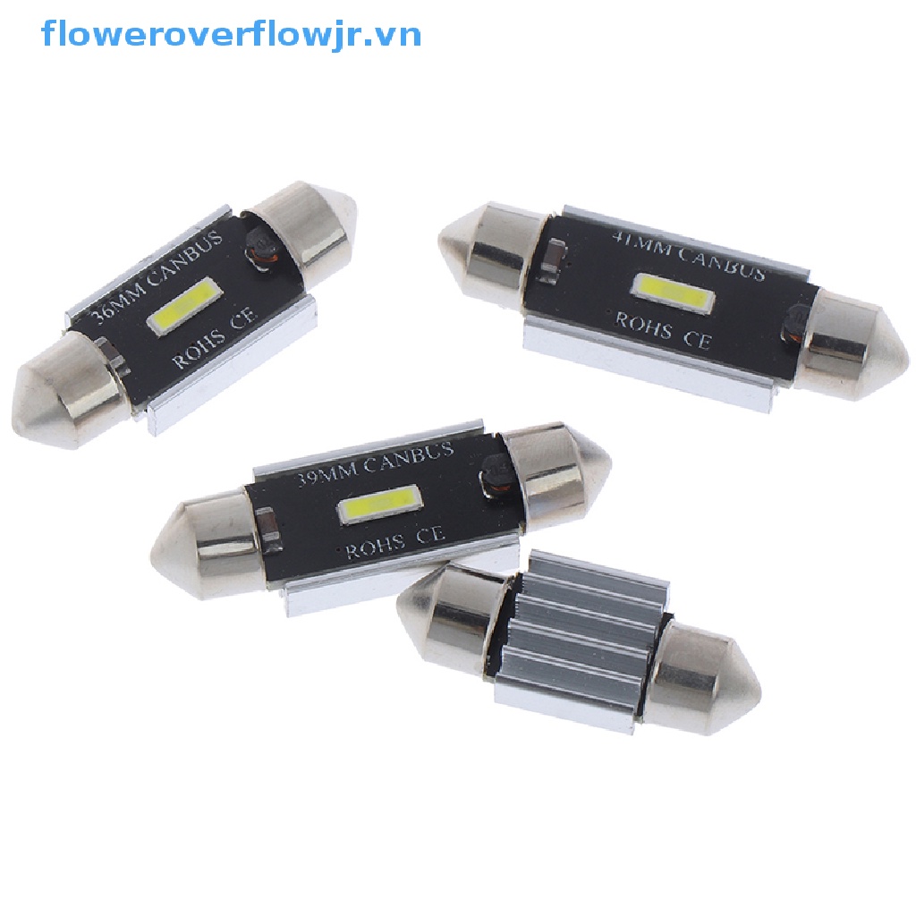 Bóng Đèn LED Siêu Sáng 31mm 36mm 39mm 41mm C5W C10W Cho Xe Hơi