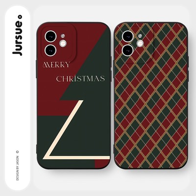 Ốp lưng JURSUE mềm chống bẩn hình cặp đôi độc lạ ngầu Cho iPhone 17 16 15 14 13 12 11 Pro Max SE 2020 X XR XS ip 8 7 Plus Y2541