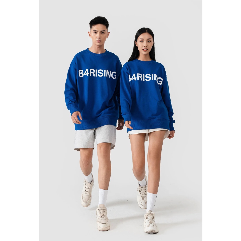 Áo nỉ Sweater Oversize basic in 84RISING - thương hiệu 84RISING