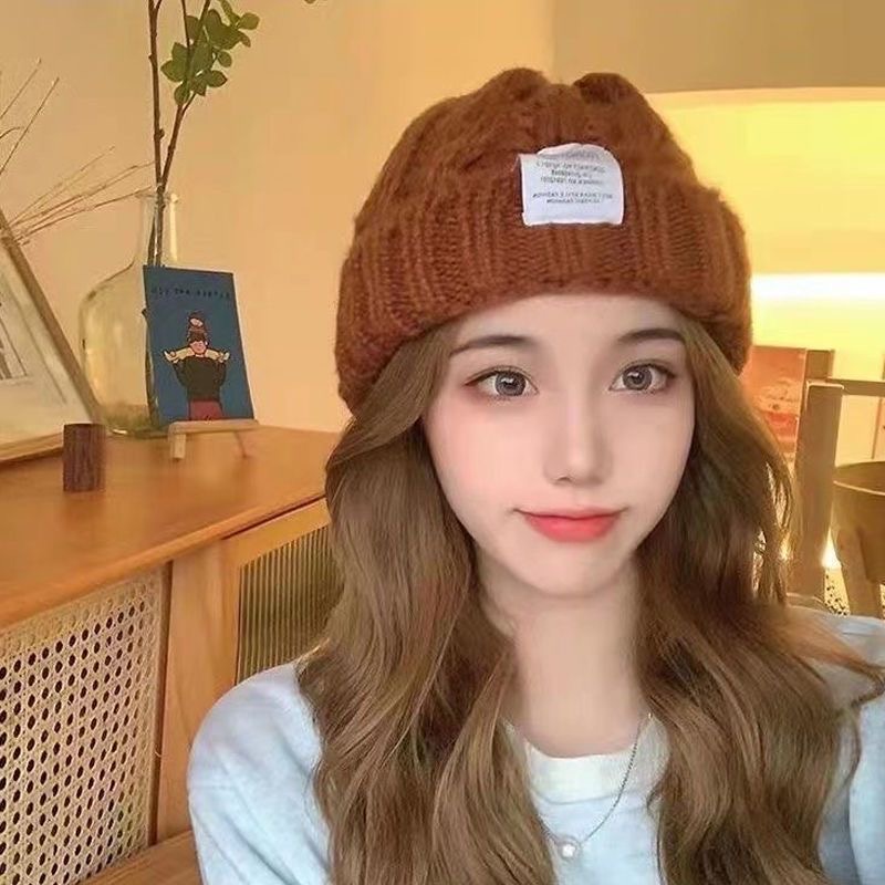 Mũ Len Dệt Kim Ấm Áp Thời Trang Dành Cho Cặp Đôi